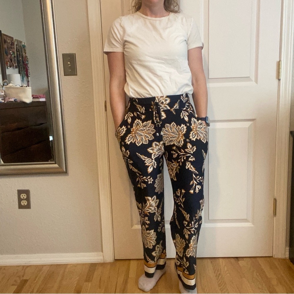 Floral Print Women's Pants